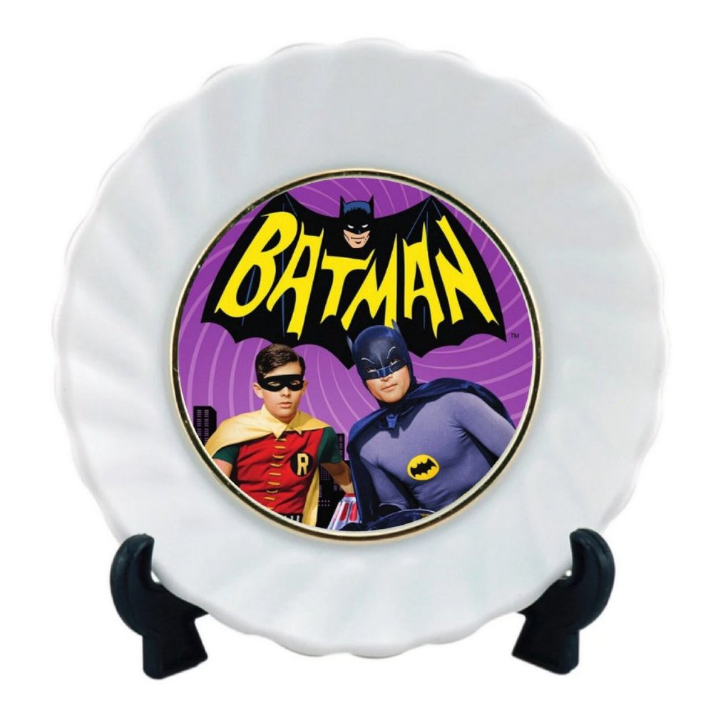 Batman Robin Adam West Ceramic Plate Limited Edition Numbered with FREE stand